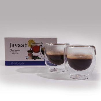 זוג כוסות דופן כפול- JAVAAH