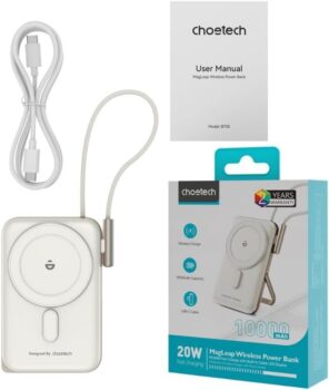 מטען נייד מגנטי CHOETECH 10000mAh